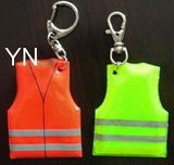 Reflective Vest Shap Key Chain