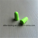 Fluorescence Green Color PU Ear Plugs with CE
