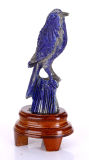 Natural Lapis Lazuli Bird Carving #Ah18, Exquisite Home Decoration