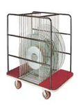 Round Glass Trolley