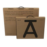 Custom Paper Gift Box with Plastic Handle