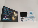 4.3 Inch LCD Video in Print Greeting Card Brochure