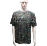 Army Crew-Neck Camouflage T-Shirt for Men