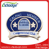 2015 Promotional Cheap Custom Metal Badge with Imprint Logo