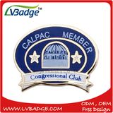 2015 Promotional Cheap Custom Metal Badge with Imprint Logo