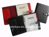 Custom PU Leather Agenda Notebook for Business