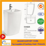 China Supplier Pedestal Sink Ceramic Bathroom Wash Basin Sink