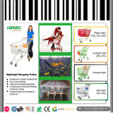 New Supermarket Shopping Cart with Advertising Frame