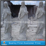 White Marble Carving Statue / Sculpture for Outdoor Garden