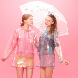 2015 China Fashion High Quality Sexy Girls PVC Raincoat