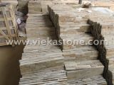 Beige Slate Nature Culture Stone Stacked Wall Panels