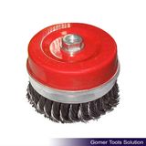 Knotted Twisted Steel Wire Cup Brush (LT06264)