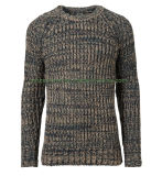 Man's Knitting Long Sleeve Round Neck Pullover Sweater (SM-13008)