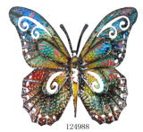 Metal Colorful Butterfly Wall Decoration in Garden
