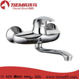 Simple Style Single Lever Sink Wall Faucet