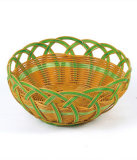 Imitate Plastic Rattan Fruit Basket/ Storage