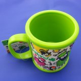 Plastic Cup Mug with 3D PVC Cover, Customized Cute Kids Gifts Plastic PVC Sheep Cup