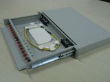 Fiber Optic Patch Panel- Rack Mount- 12 ports- 1U