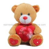 Lovely Plush Bear Toy with Flashing Fan (QC15006)