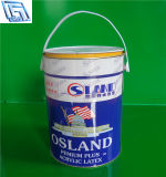 10L Small Colored Metal Bucket Pail for Paint/Gasoline/Chemical/Coating/Lubricants