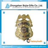 Police Metal Pin Badge with Gold Plating (BG-BA264)