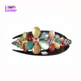 Hair Accessory with Multi Crystals Hair Comb for Women