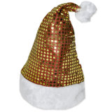 Customized Shape OEM Design Logo Printed Promotional Christmas Santa Hats