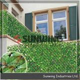 Plastic Artificial Grass Garden Leaf Artificial Fence for Home