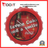 Promotional Advertising Cola Beer Cap Clocks for Beverage Product