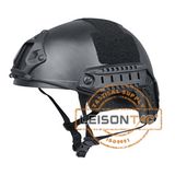 Ballistic Helmet Set Kevlar Nij Iiia with Accessory Rail Connectors