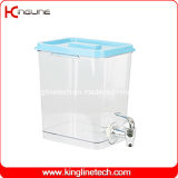 1 Gallon Square Plastic Jug Wholesale BPA Free with Spigot (KL-8021)