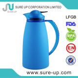 Blue Plastic Glass Inner Coffee Thermos Water Vacuum Jug (JGGW)