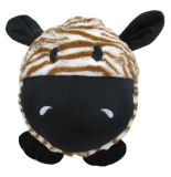 Zebra Head Sherpa Fabric Draught Excluder