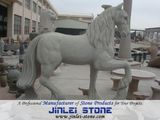 Funny Stone Garden Animal Carvings (Horse, Monkey, Tiger)