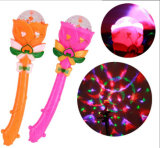 3D Colorful Rotating Light Projected Stage Music Flashing Stick Toy