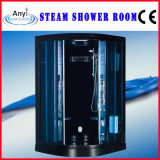 Black Steam Shower Room with Hand Shower and Nozzles (AT-0903F-1)