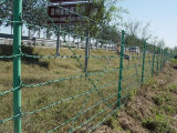 Blue PVC Coated Barbed Wire