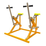 CE Certificated Two-Position Riding Machine Tel0168 Galvanized Outdoor Fitness Equipment 2014 Hot Sale