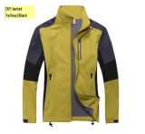 2014 DIY Hot Jacket, Hoodie, Coat, Sport Wear, Men Shirt, Outdoors Wear, Light Yellow/Black Men's Jacket
