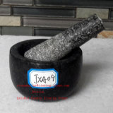 Granite Mortar & Pestle Set for Spices Herbs and Food Preparation Kitchenware