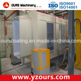 Automatic Stainless Steel Powder Coating Booth with Small Cyclone