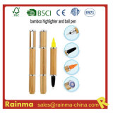 Bamboo Highlighter Marker Pen with Light