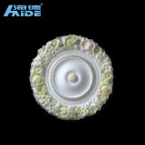 High Quality Flower Pattern PU Material for Home Decoration Ceiling Medallion