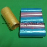 HDPE Plastic Trash Bag in Different Colors (on roll)