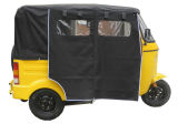 Bajaj Tricycle with Rear Engine, Moto Taxi. Taxi Tricycle, Adult Tricycle