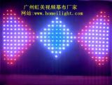 Full Mix Color LED Curtain Light LED Vision Curtain RGB Video Cloth LED Dance Floor