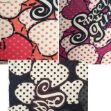 Letter Polyester Cabinet Fabric/Bag Cloth