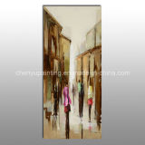 Abstract Street Sights Handmade Oil Painting