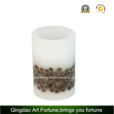 Flameless Candle with Coffee Bean Decoration for Gift Holiday