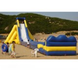 Giant Inflatable Water Slide for Beach or Outdoor Amusement